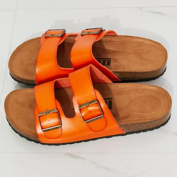 Orange Double-Banded Sandal - Picture 5 of 6